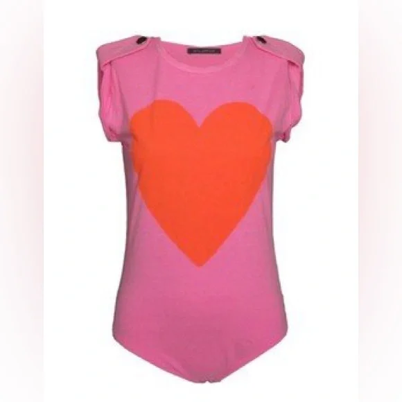 *RARE* Wildfox Head Turning & Heart Stopping Bodysuit - Picture 5 of 5